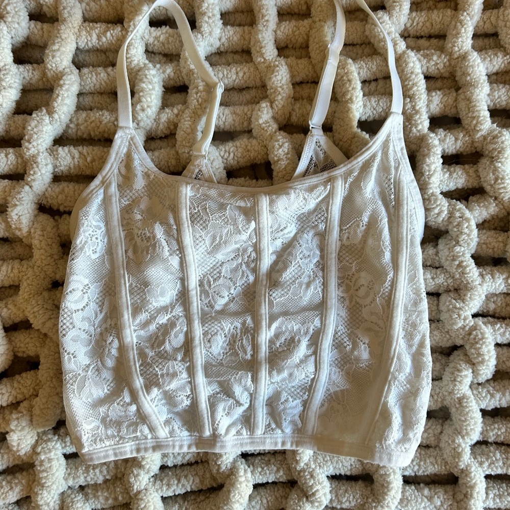 White Lace Corset